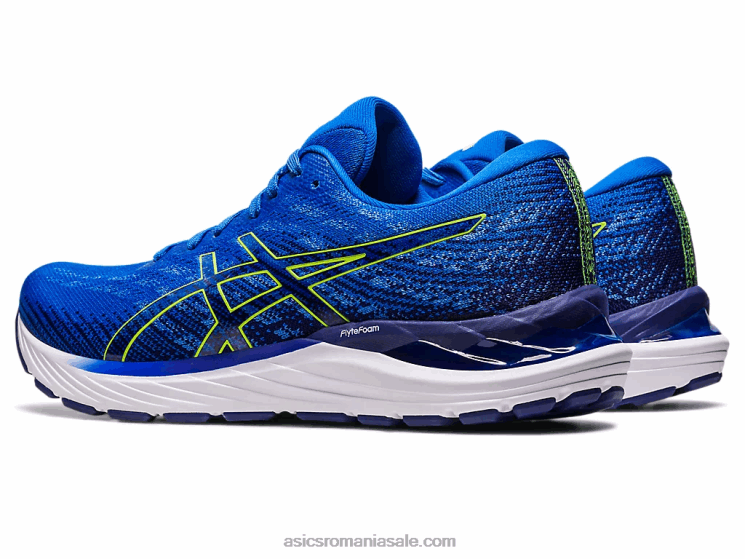 Asics albastru electric/galben de siguranță gel-stratus 3 tricot ZF464248