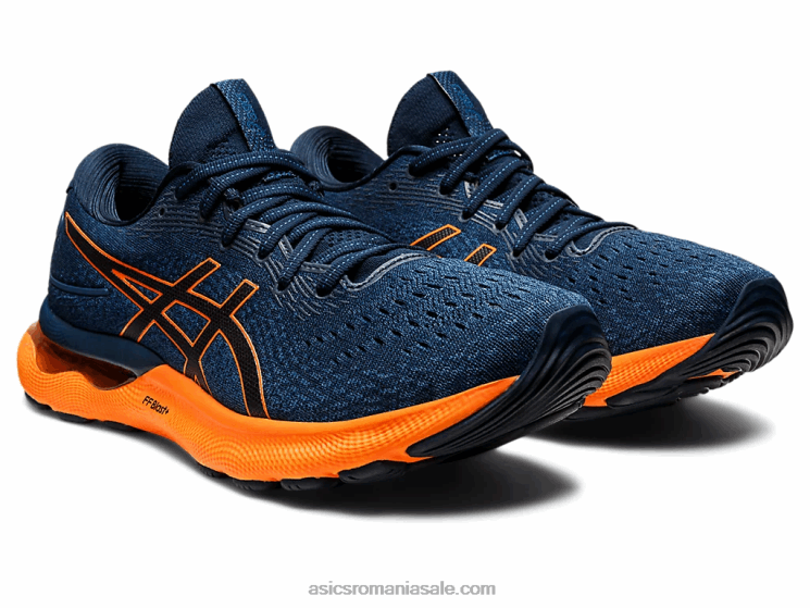Asics albastru francez/portocaliu șocant gel-nimbus 24 ZF4641550
