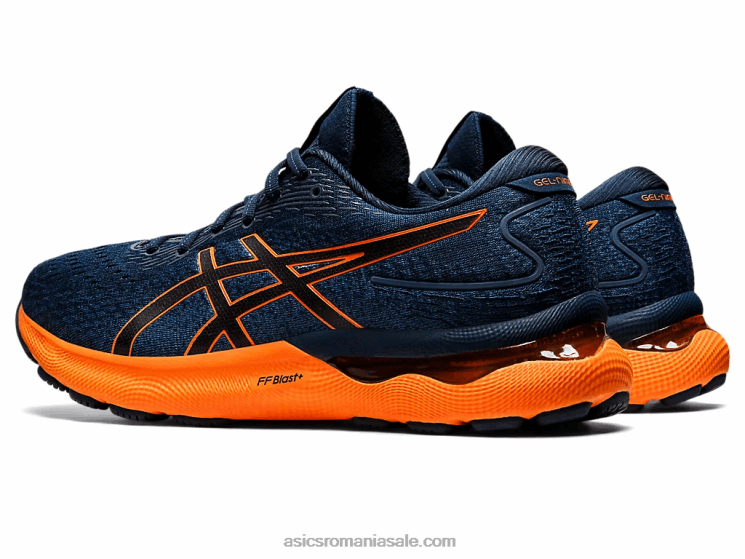 Asics albastru francez/portocaliu șocant gel-nimbus 24 ZF4641550