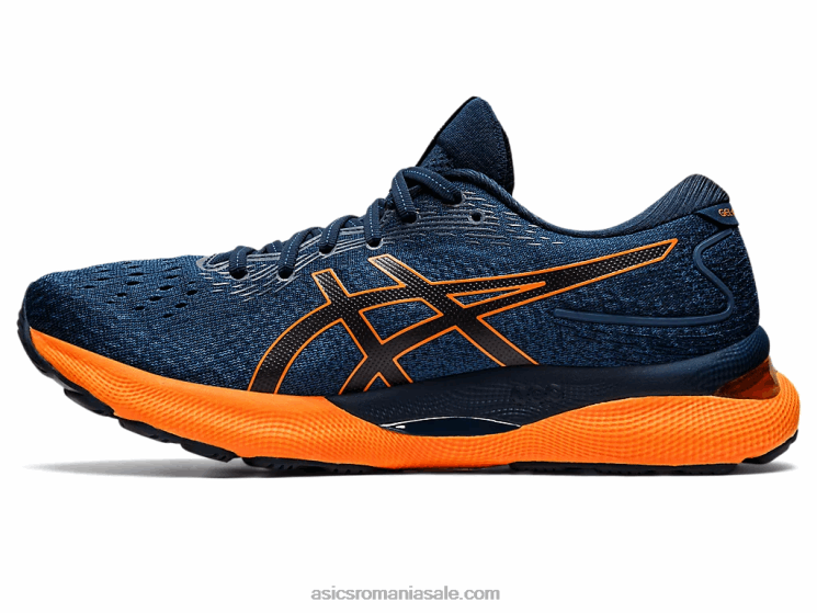 Asics albastru francez/portocaliu șocant gel-nimbus 24 ZF4641550