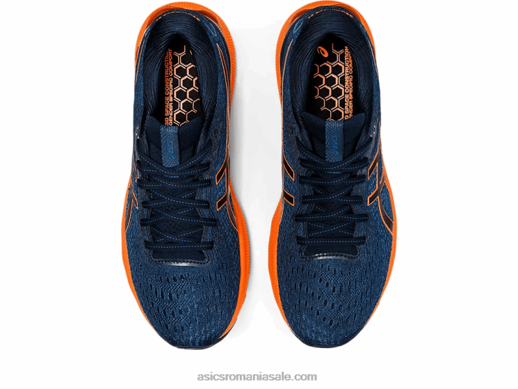Asics albastru francez/portocaliu șocant gel-nimbus 24 ZF4641550