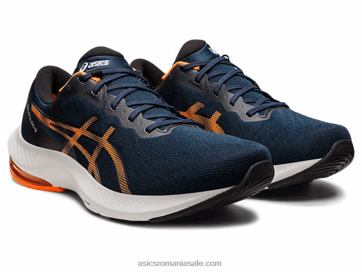 Asics albastru francez/portocaliu șocant puls de gel 13 ZF4641530