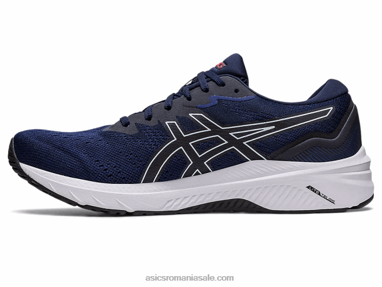 Asics albastru indigo/miezul nopții gt-1000 11 lățime ZF464495