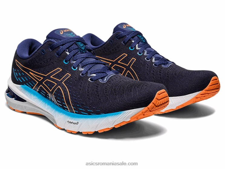 Asics albastru indigo/piersica soarelui gel-purse 8 latime ZF464386