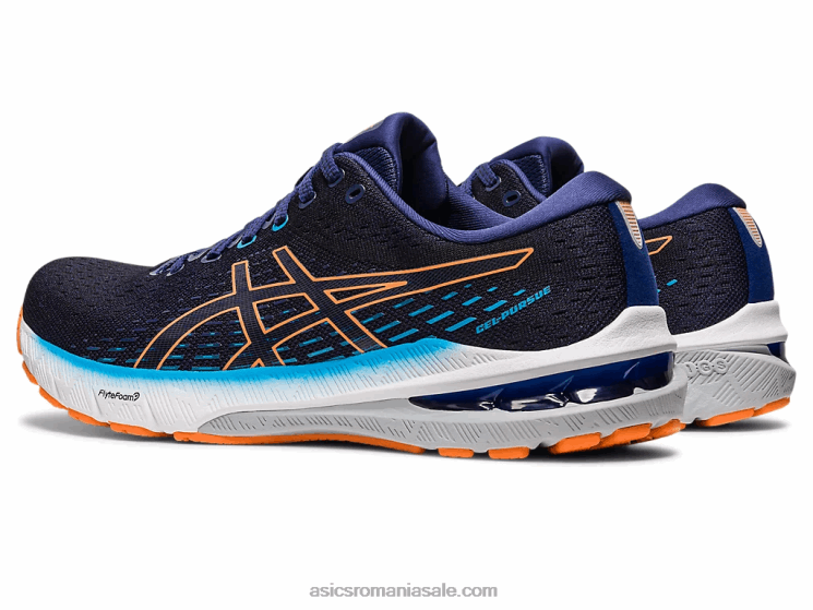 Asics albastru indigo/piersica soarelui gel-purse 8 latime ZF464386
