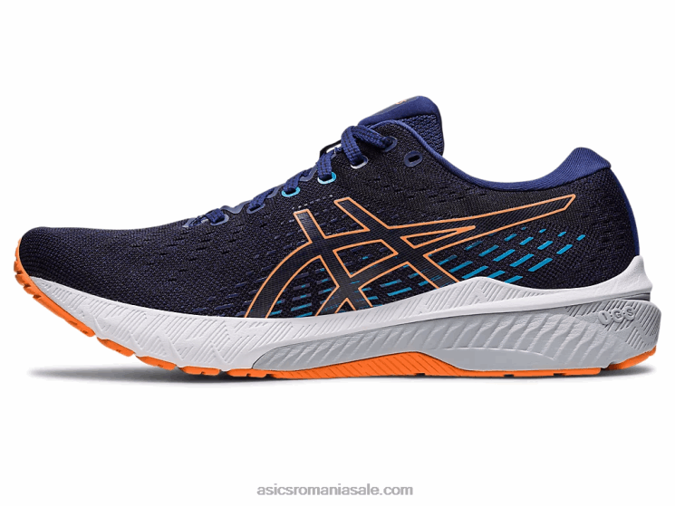 Asics albastru indigo/piersica soarelui gel-purse 8 latime ZF464386