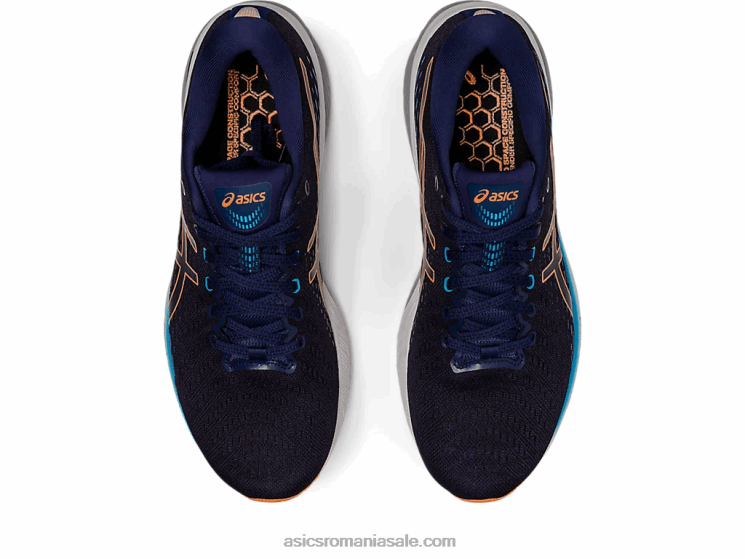 Asics albastru indigo/piersica soarelui gel-purse 8 latime ZF464386