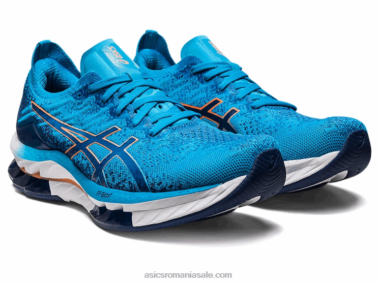 Asics albastru insula/piersica soarelui gel-kinsei blast ZF464511
