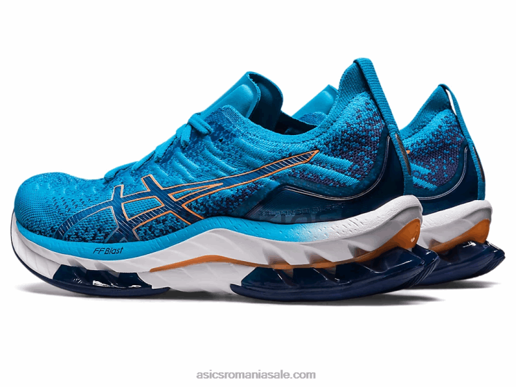 Asics albastru insula/piersica soarelui gel-kinsei blast ZF464511