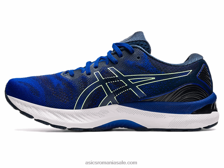 Asics albastru monaco/lime strălucitor gel-nimbus 23 ZF4641854