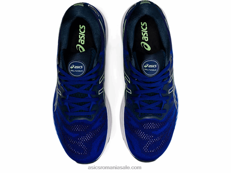 Asics albastru monaco/lime strălucitor gel-nimbus 23 ZF4641854