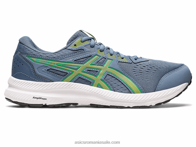 Asics albastru oțel/coaja de lime conținut de gel 8 ZF464530