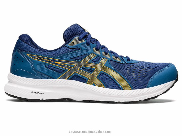 Asics azur/chihlimbar conținut de gel 8 ZF464674