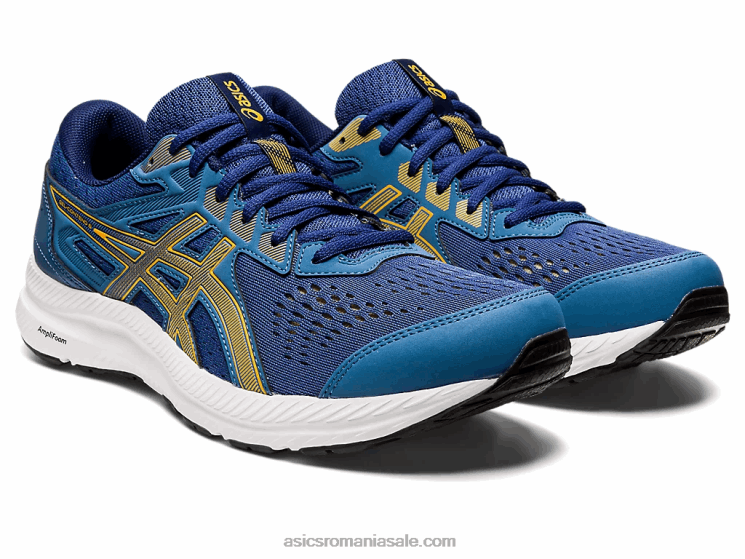 Asics azur/chihlimbar conținut de gel 8 ZF464674