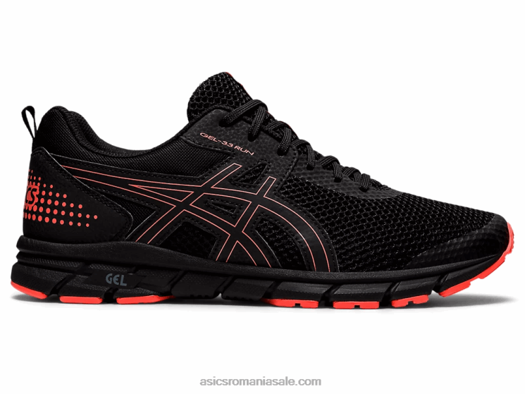 Asics coral negru/flash gel-33 ZF464896