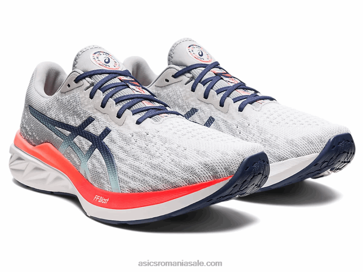 Asics gri ghețar/albastru tunet dinablast 2 ZF4641441