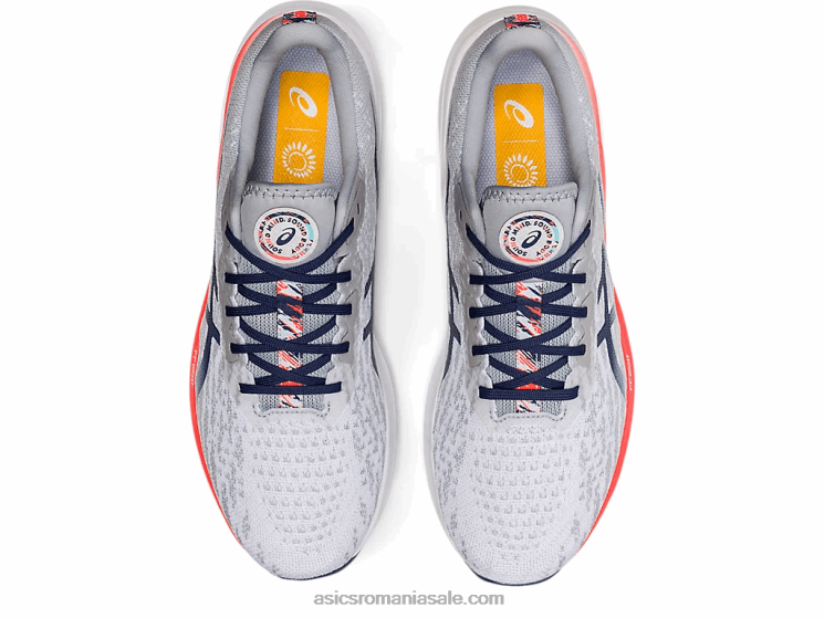 Asics gri ghețar/albastru tunet dinablast 2 ZF4641441