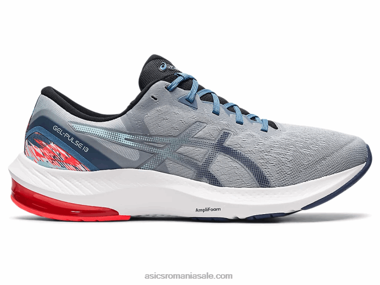Asics gri piemont/albastru tunet puls de gel 13 ZF4641762