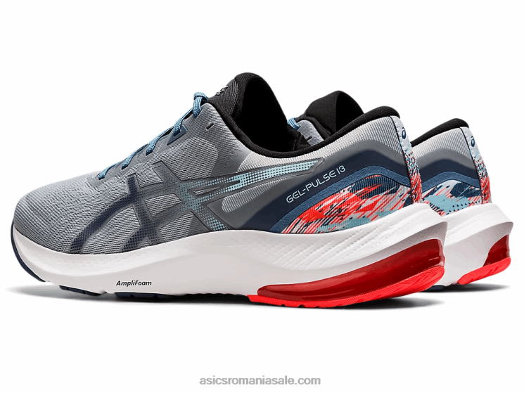 Asics gri piemont/albastru tunet puls de gel 13 ZF4641762