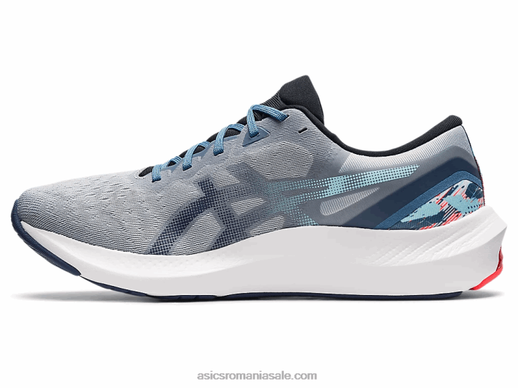 Asics gri piemont/albastru tunet puls de gel 13 ZF4641762