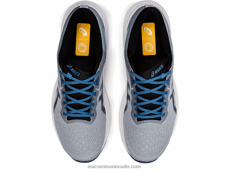 Asics gri piemont/albastru tunet puls de gel 13 ZF4641762