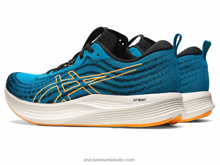 Asics insula albastru/portocaliu pop evita viteza ZF464522