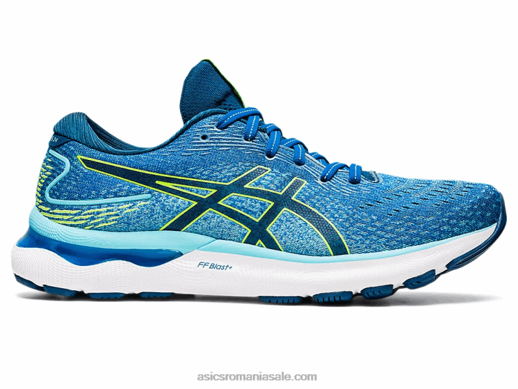 Asics lacul drive/hazard green gel-nimbus 24 lățime ZF4641467