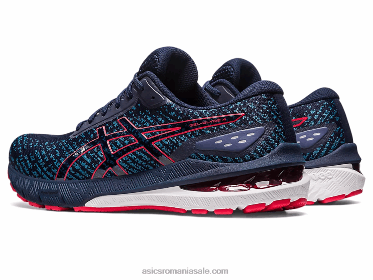 Asics miezul nopții/roșu electric gel-glidă 4 ZF464285
