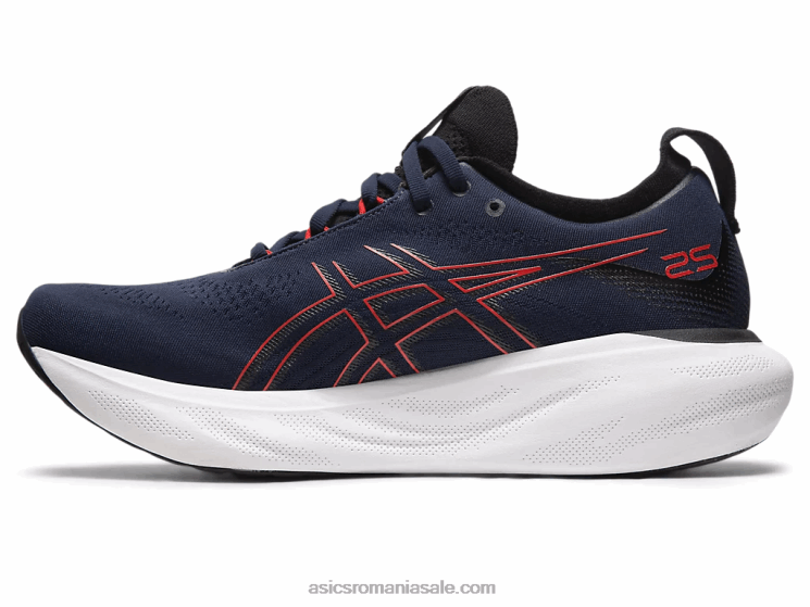 Asics miezul nopții/roșu electric gel-nimbus 25 ZF464333