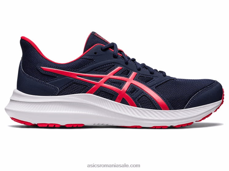 Asics miezul nopții/roșu electric zguduire 4 extra lată ZF464455