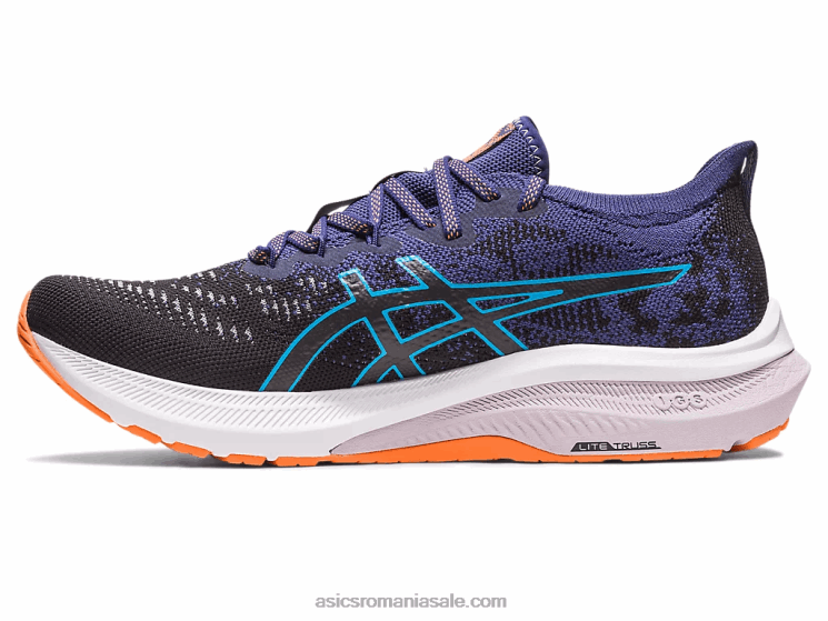 Asics negru/albastru indigo gt-2000 11 mk tricot ZF464117