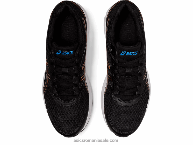 Asics negru/albastru renăscut zguduire 3 extra lată ZF4641943