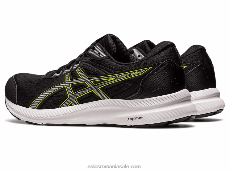 Asics negru/argint pur conținut de gel 8 ZF464458