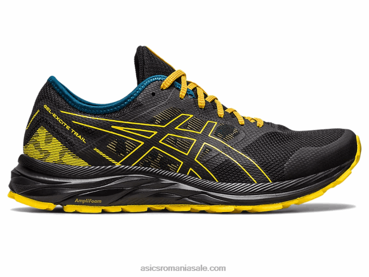 Asics negru/galben auriu traseu gel-excite ZF464353