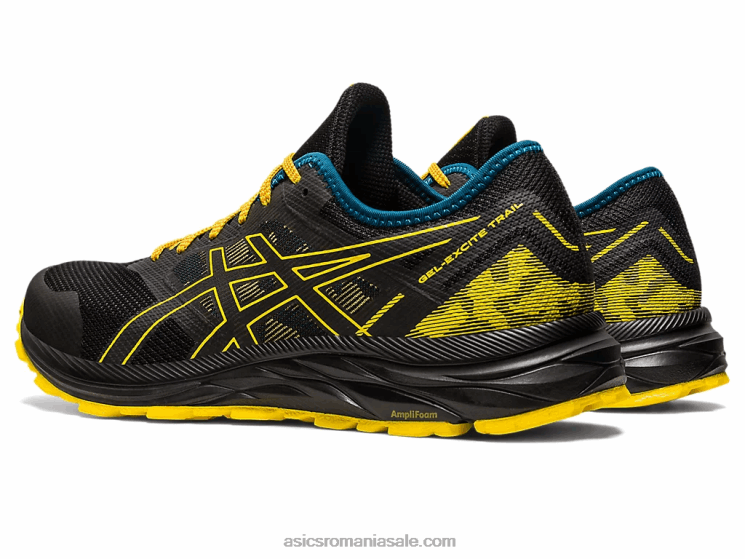 Asics negru/galben auriu traseu gel-excite ZF464353