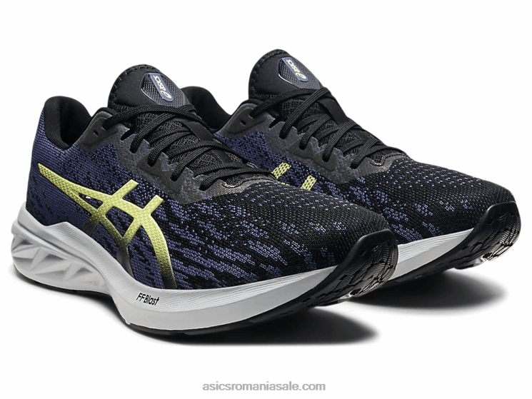 Asics negru/galben strălucitor dinablast 2 ZF4641732