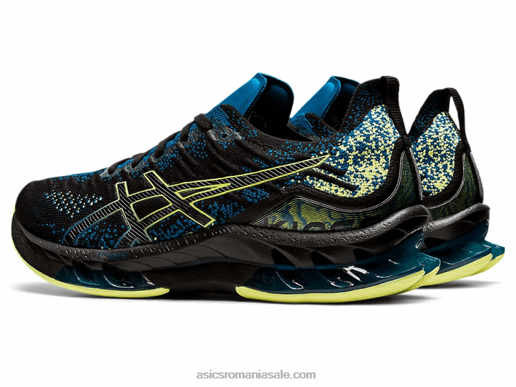 Asics negru/galben strălucitor gel-kinsei blast ZF4641680