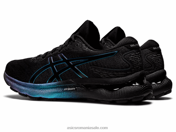 Asics negru gel-nimbus 24 platină ZF464778