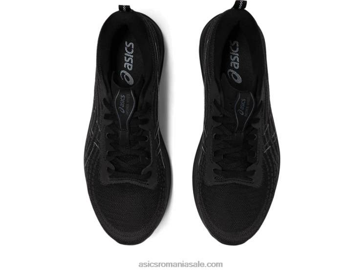 Asics negru/gri purtător evita viteza ZF464492
