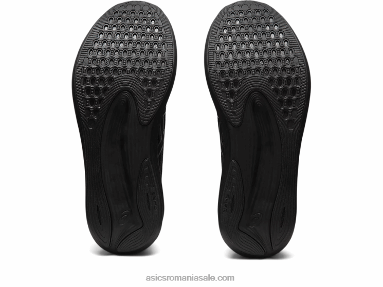 Asics negru/gri purtător evita viteza ZF464492