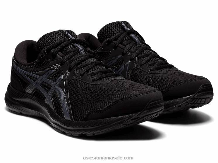 Asics negru/gri purtător gel-contend 7 extra lat ZF4641960