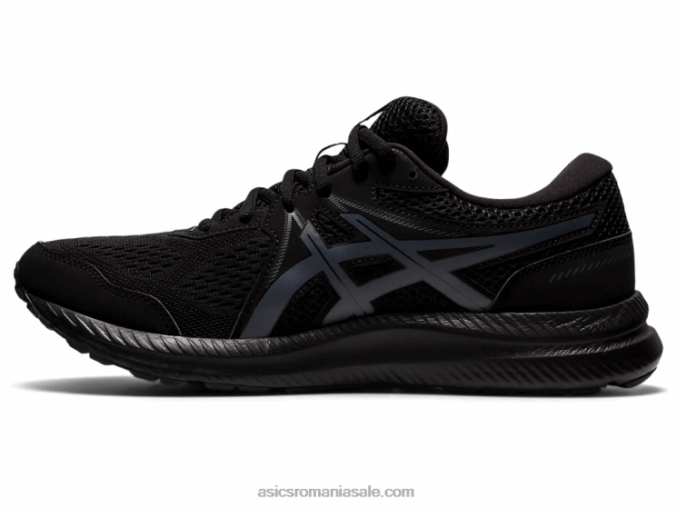 Asics negru/gri purtător gel-contend 7 extra lat ZF4641960