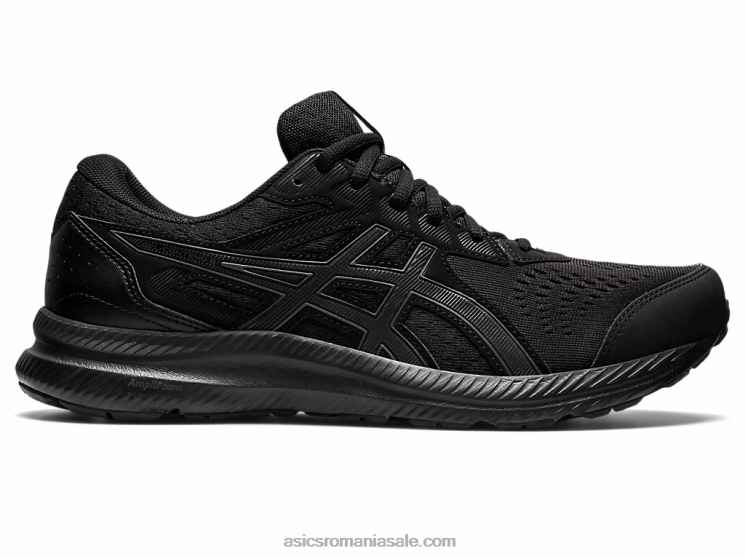 Asics negru/gri purtător gel-contend 8 extra lat ZF464713