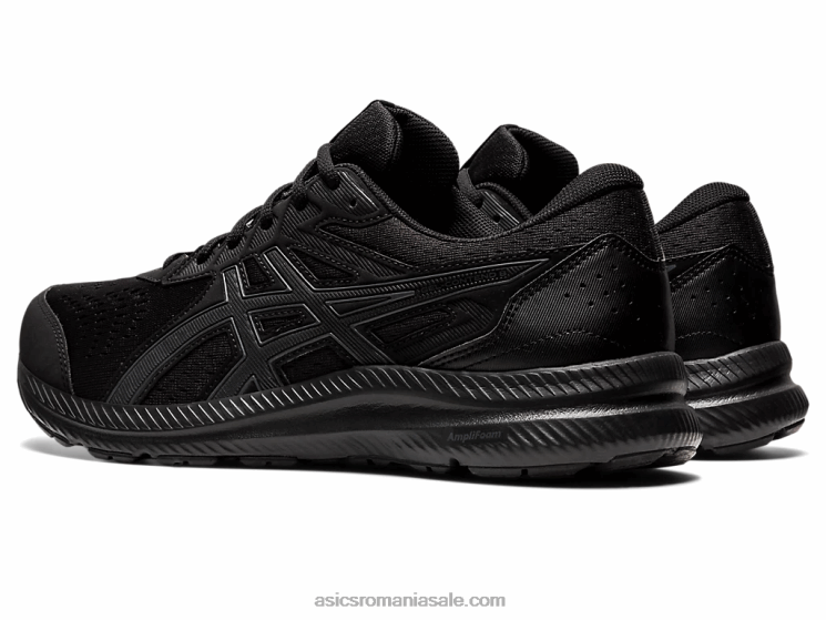 Asics negru/gri purtător gel-contend 8 extra lat ZF464713