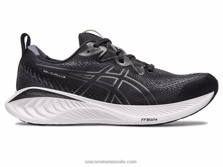 Asics negru/gri purtător gel-cumulus 25 lățime ZF464127