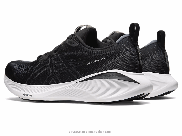 Asics negru/gri purtător gel-cumulus 25 lățime ZF464127