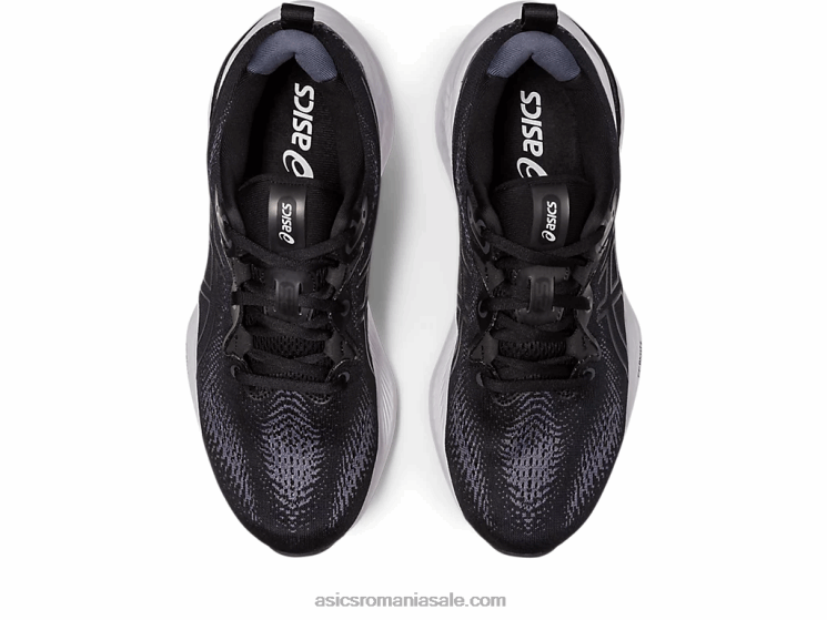 Asics negru/gri purtător gel-cumulus 25 lățime ZF464127