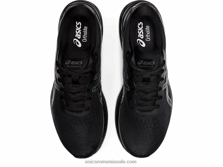 Asics negru/gri purtător gel-excitare 9 ZF4641324