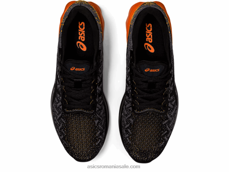 Asics negru/portocaliu galben dinablast ZF4642002