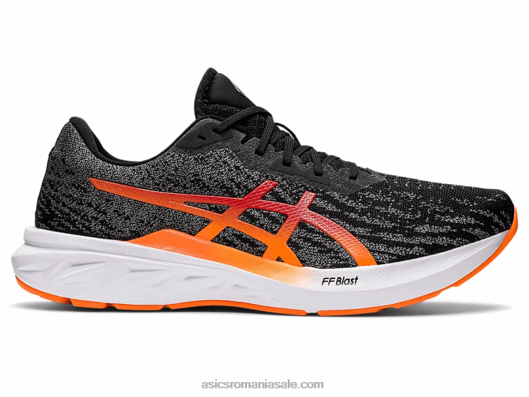 Asics negru/portocaliu șocant dinablast 2 ZF4641486